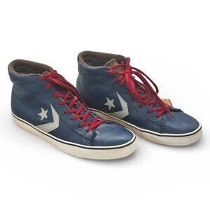 Converse Pro Leather Vulcan Poseidon Sneakers Men’s 9.5 Blue Classic Hightop